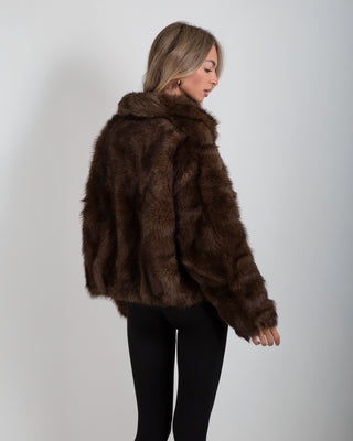 Bomber Ecopelliccia Wolf Brown