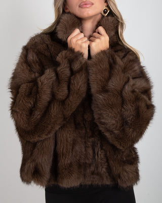 Bomber Ecopelliccia Wolf Brown