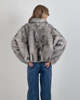 Bomber Ecopelliccia Wolf Grey