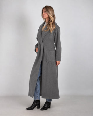 Cappotto Lungo Doppiopetto Grey