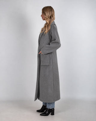 Cappotto Lungo Doppiopetto Grey