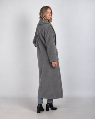 Cappotto Lungo Doppiopetto Grey