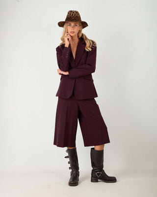 Burgundy Tailleur Suit