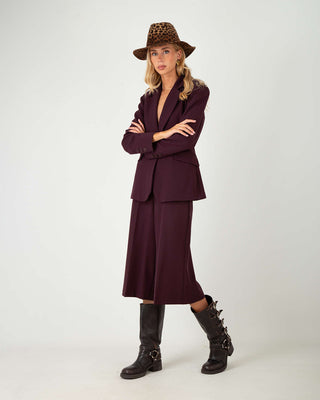 Burgundy Tailleur Suit