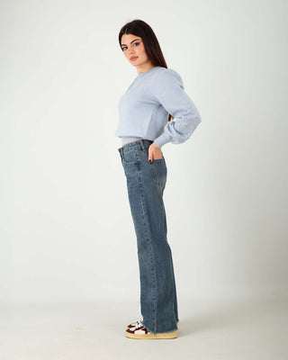 Jeans Straight Blu Vintage