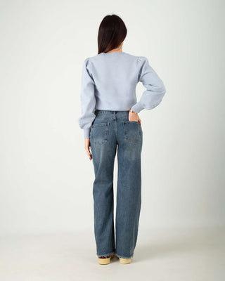 Jeans Straight Blu Vintage