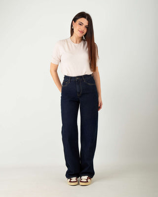 Jeans Straight Blu Scuro