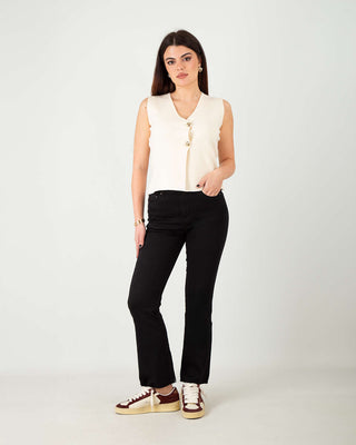 Jeans Trombetta Nero — Jeans Anna Dani