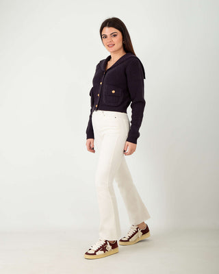 Jeans Trombetta Panna