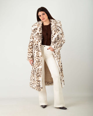 Eco-Pelliccia Lunga Lince