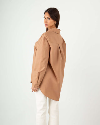 Camicia Basic Camel