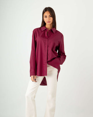 Camicia Basic Burgundy