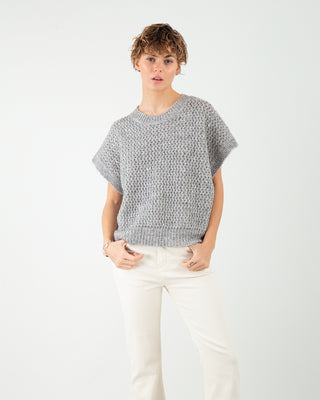 Maglia MM Paillettes Grigio