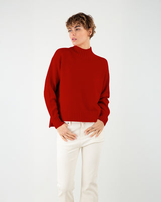 Maglione Lupetto Rosso