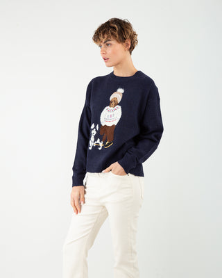 Maglione Orsetto Blu