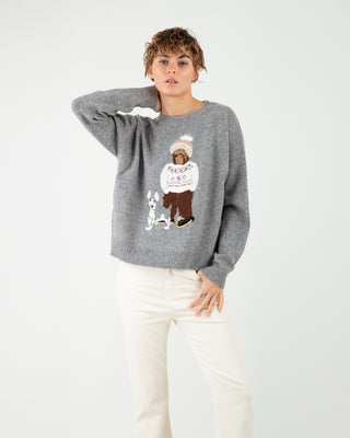 Maglione Orsetto Grigio