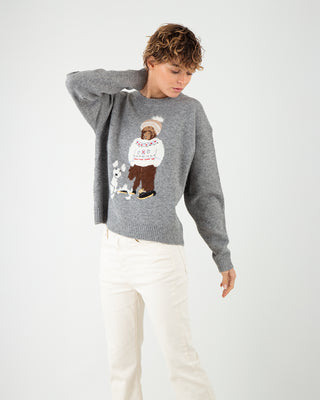 Maglione Orsetto Grigio