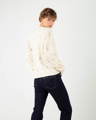 Maglione Lavorato Beige