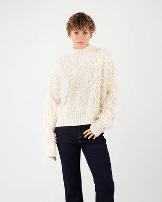 Maglione Bouclè Panna