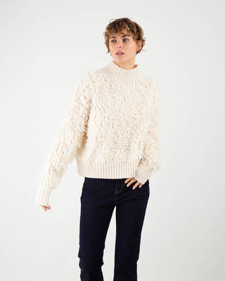 Maglione Bouclè Panna