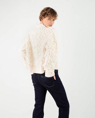 Maglione Bouclè Panna