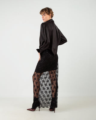 Gonna Lunga in Pizzo e Paillettes