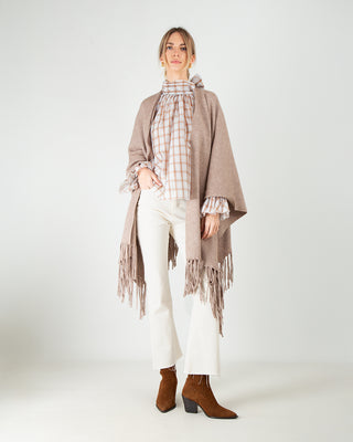 Mantella Frange Taupe