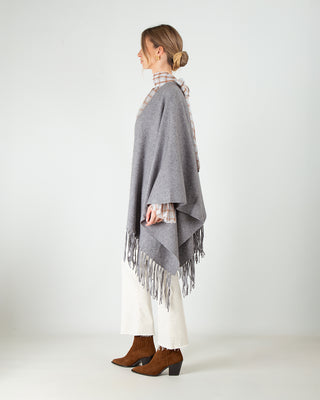 Mantella Frange Grigio