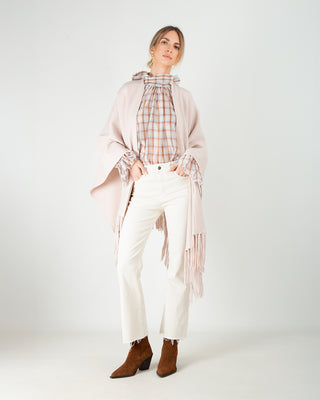 Mantella Frange Beige