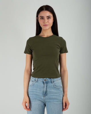 T-shirt Basic Verde Militare