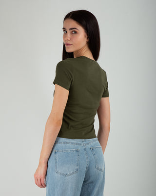 T-shirt Basic Verde Militare