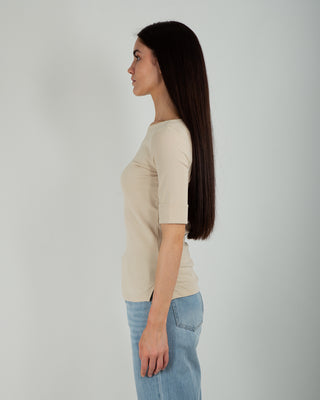 Maglia Anna Risvolto Beige