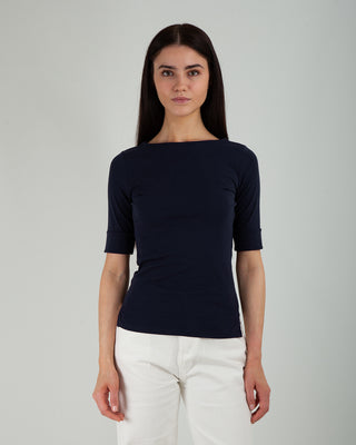 Maglia Anna Risvolto Blu