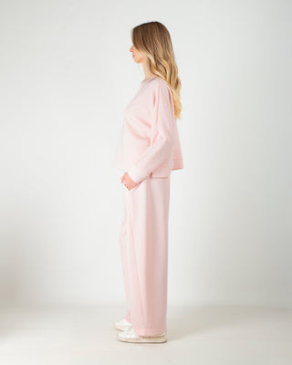 Tuta in Scuba Strass Rosa