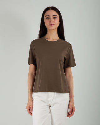 T-shirt Lineare Cioccolato