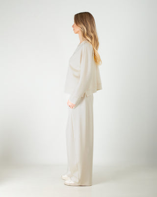 Tuta in Scuba Strass Beige