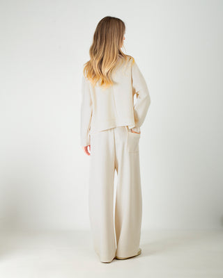 Tuta in Scuba Strass Beige