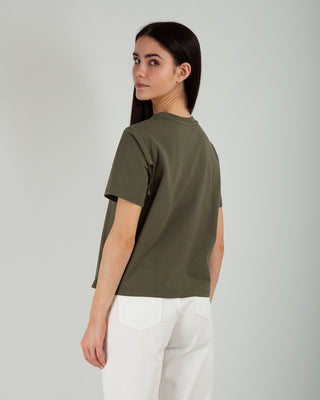 T-shirt Lineare Verde Militare
