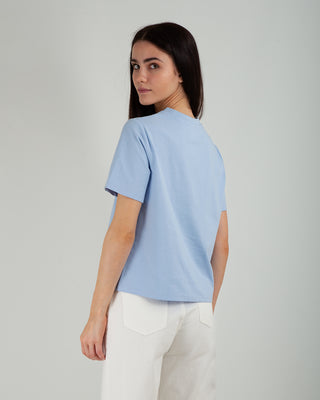 T-shirt Lineare Azzurro