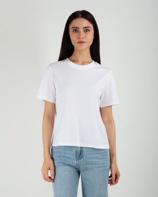 T-shirt Lineare Bianco
