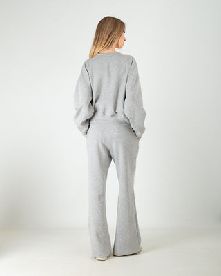 Tuta Scuba in Cotone Grigio Melange