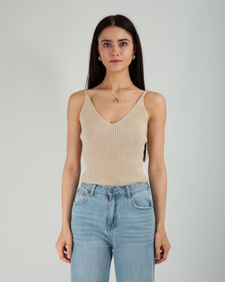 Crop Top Beige