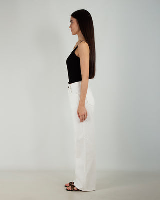 Jeans Straight Panna