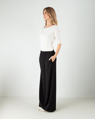 Pantalone Fluido Nero
