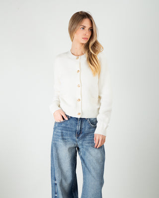 Giacchina Bouclè Bianca