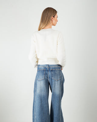 Giacchina Bouclè Bianca