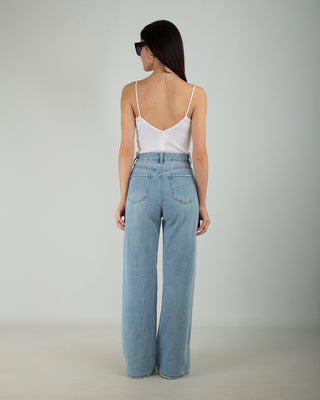 Jeans Straight Denim Chiaro