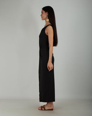 Abito Lungo Monospalla Black