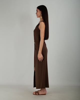 Abito Lungo Monospalla Choco