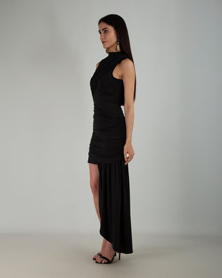 Abito Drappeggiato Black